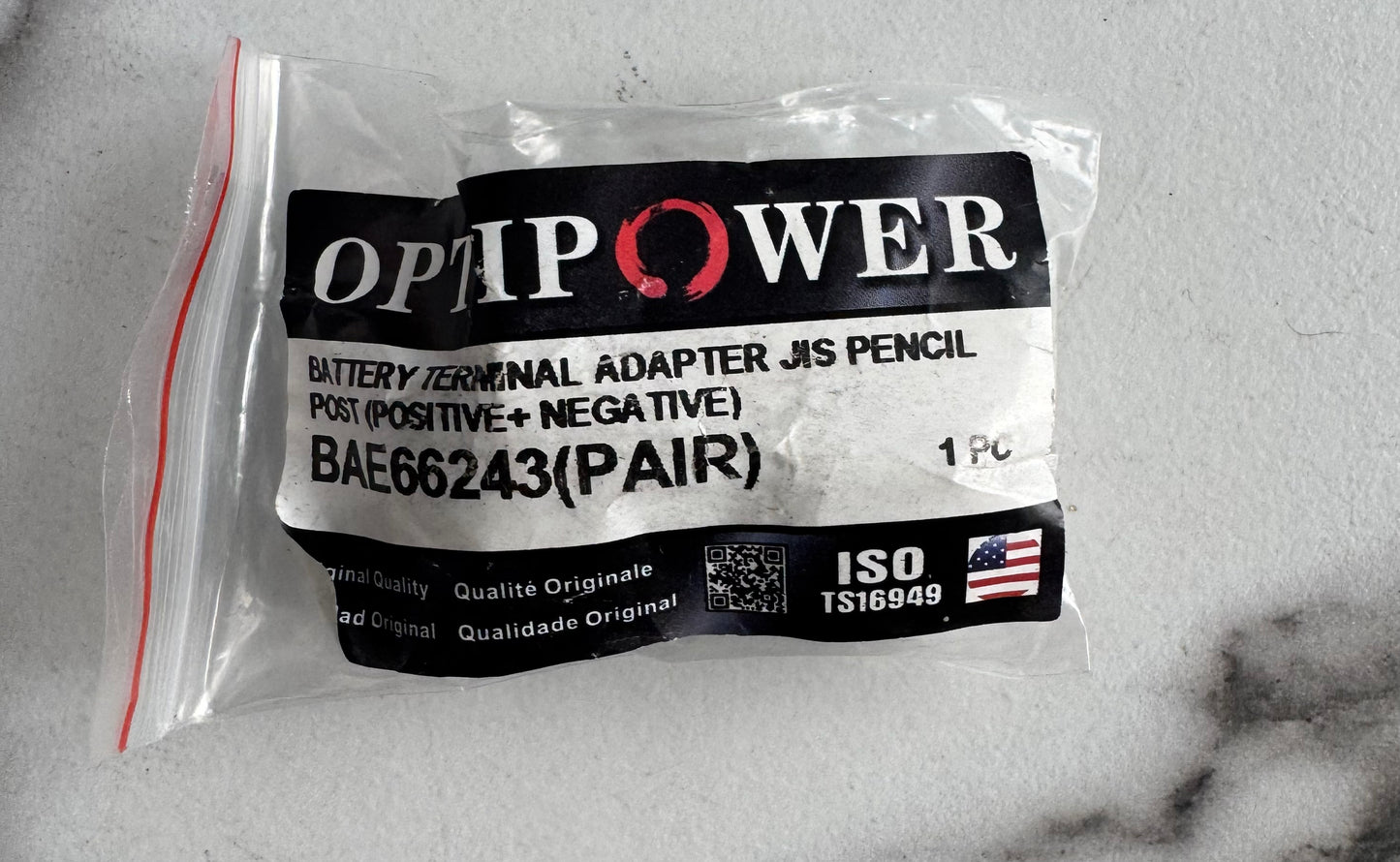 Battery terminal adapter