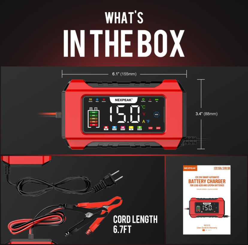 Battery Charger BIUBLE 12v&24v