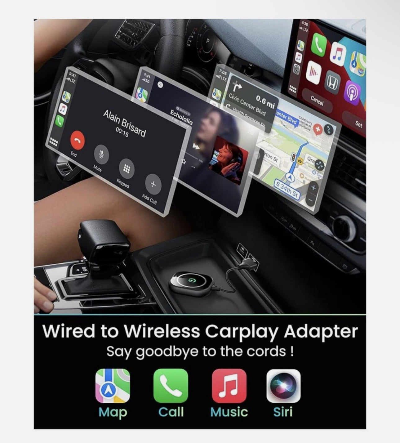 Wireless car adapter