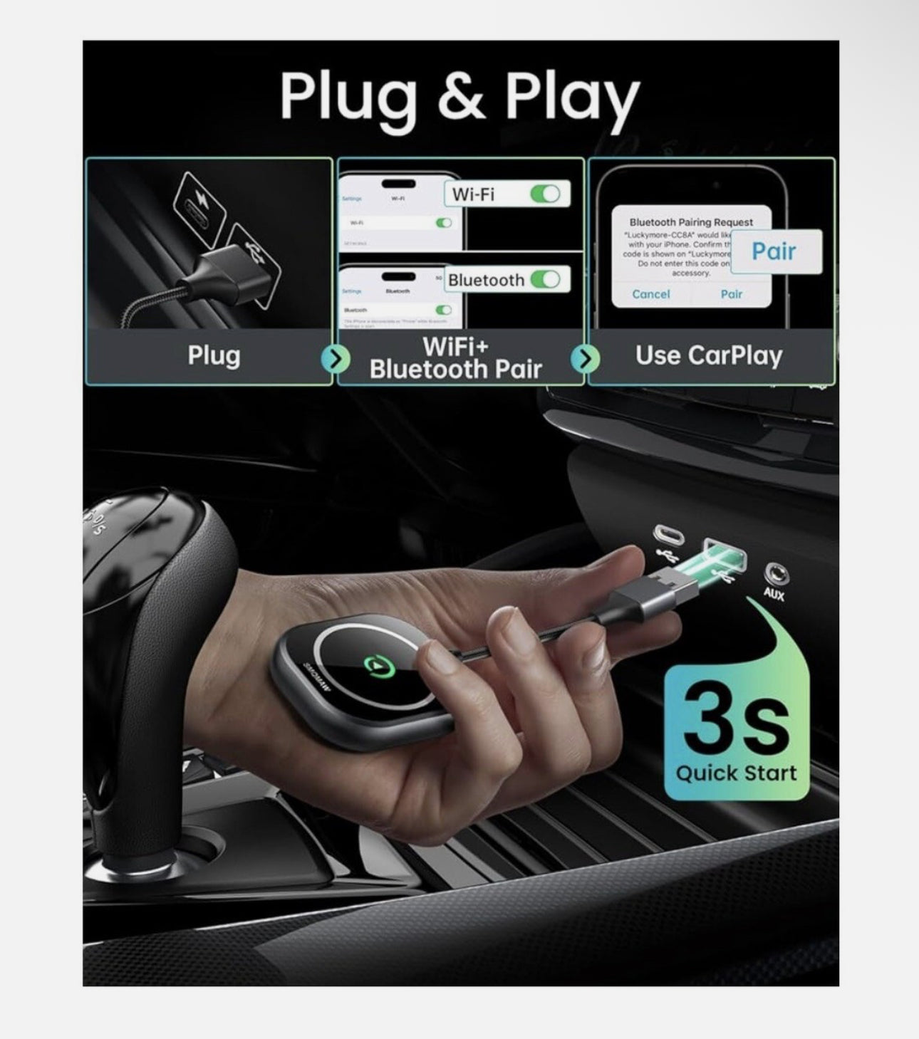 Wireless car adapter