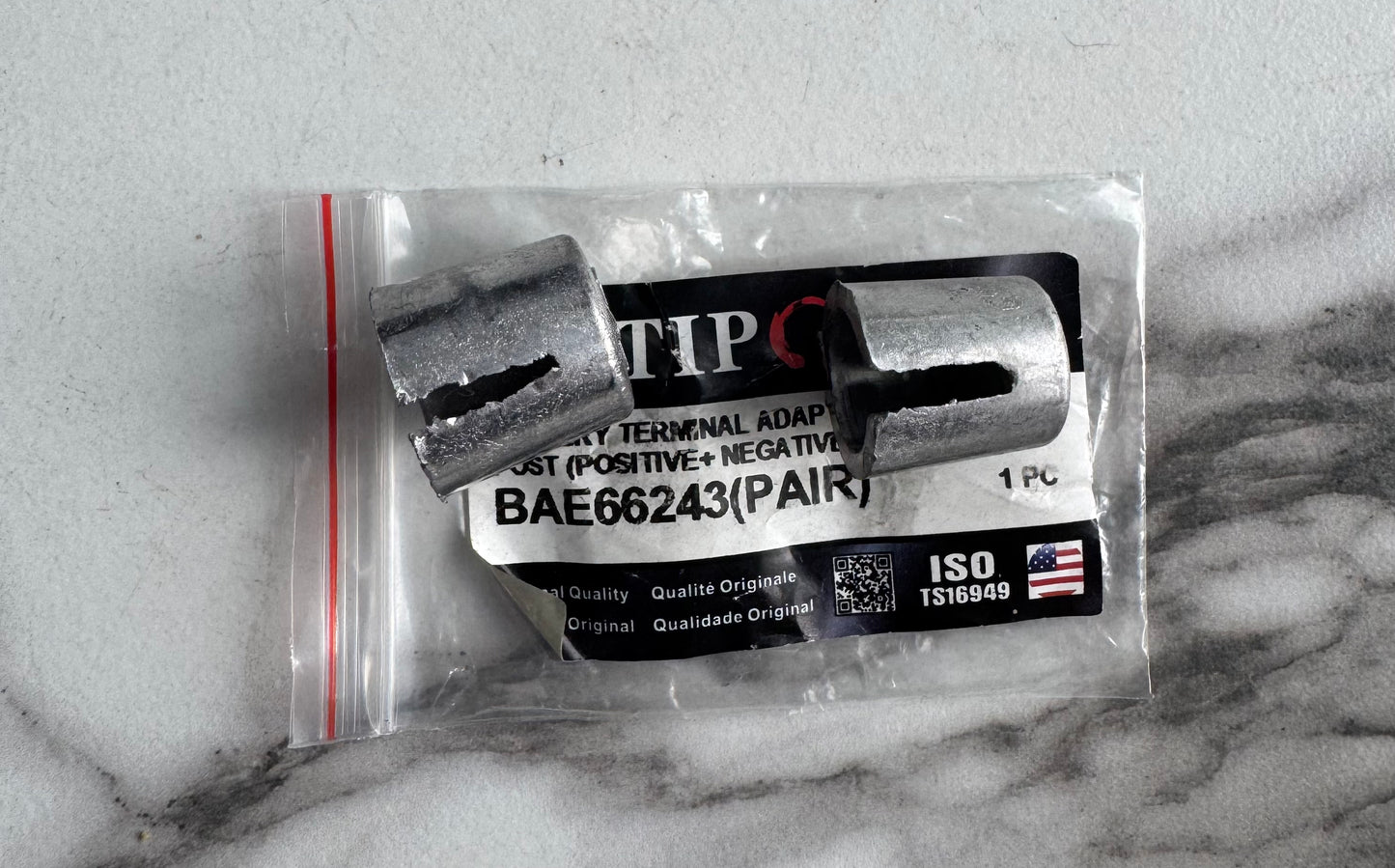 Battery terminal adapter