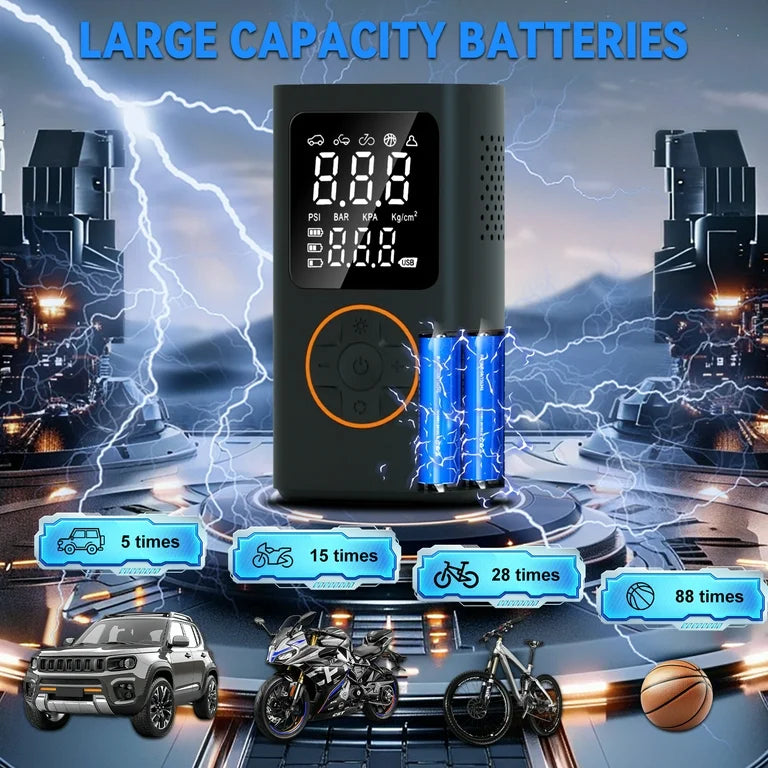 Portable tire inflator