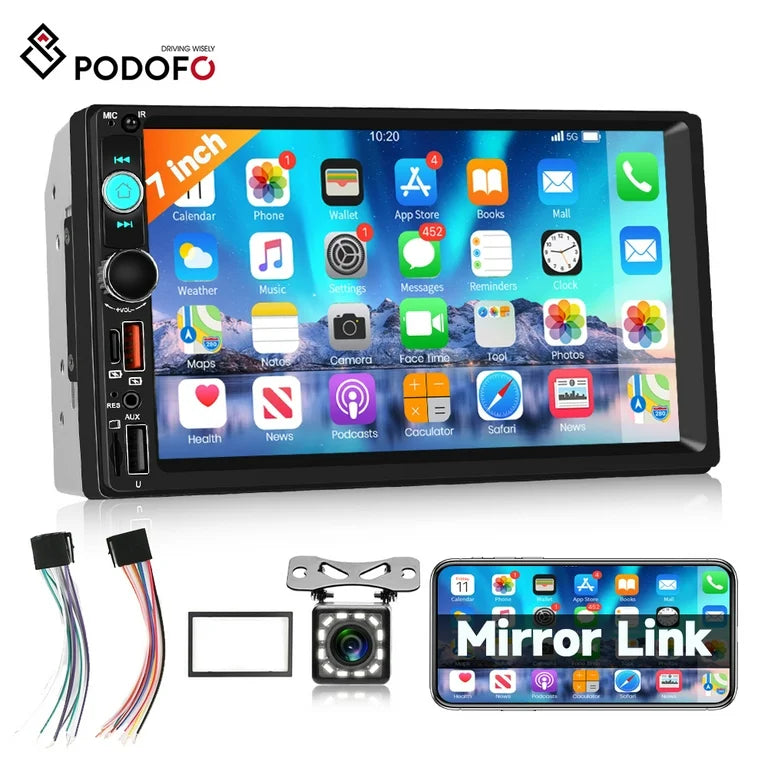 Podofo Car Radio 7’’