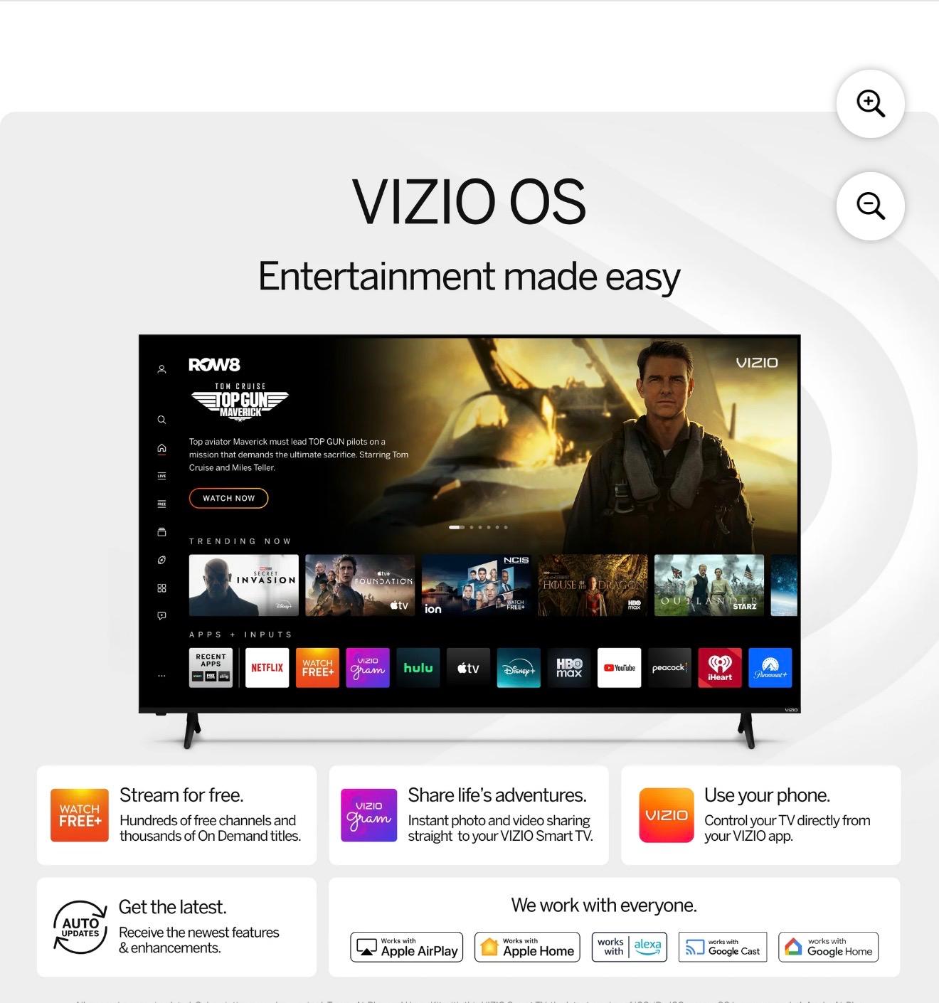 Vizio 75 pouces