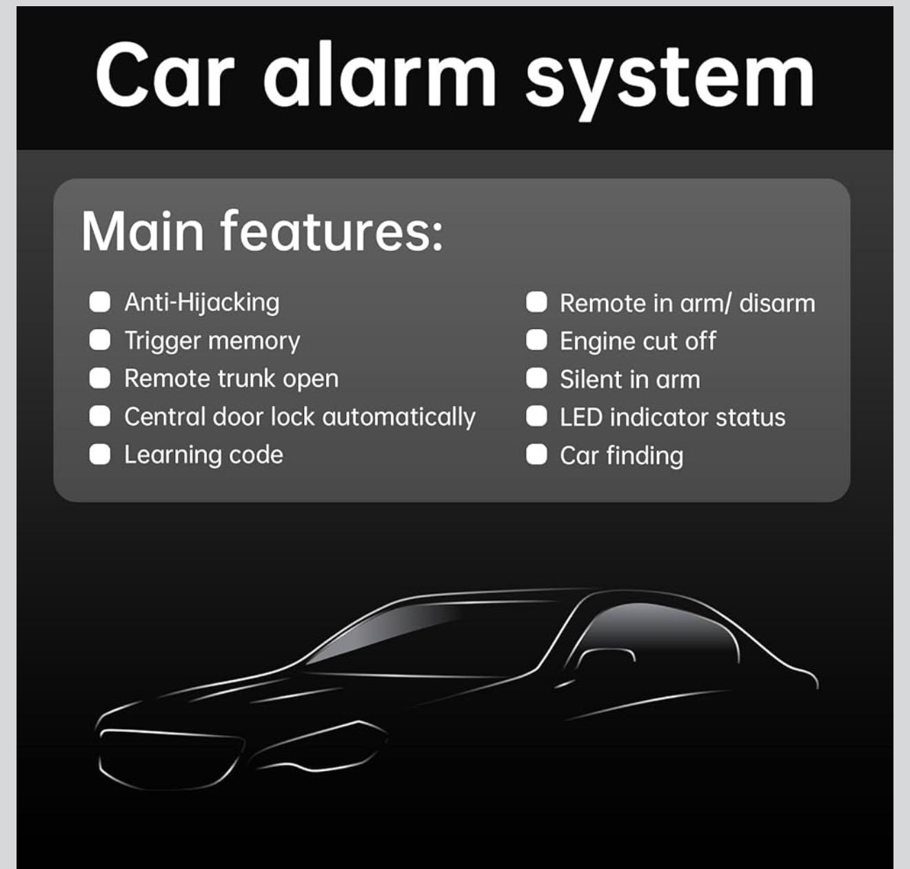Car Alarm universal