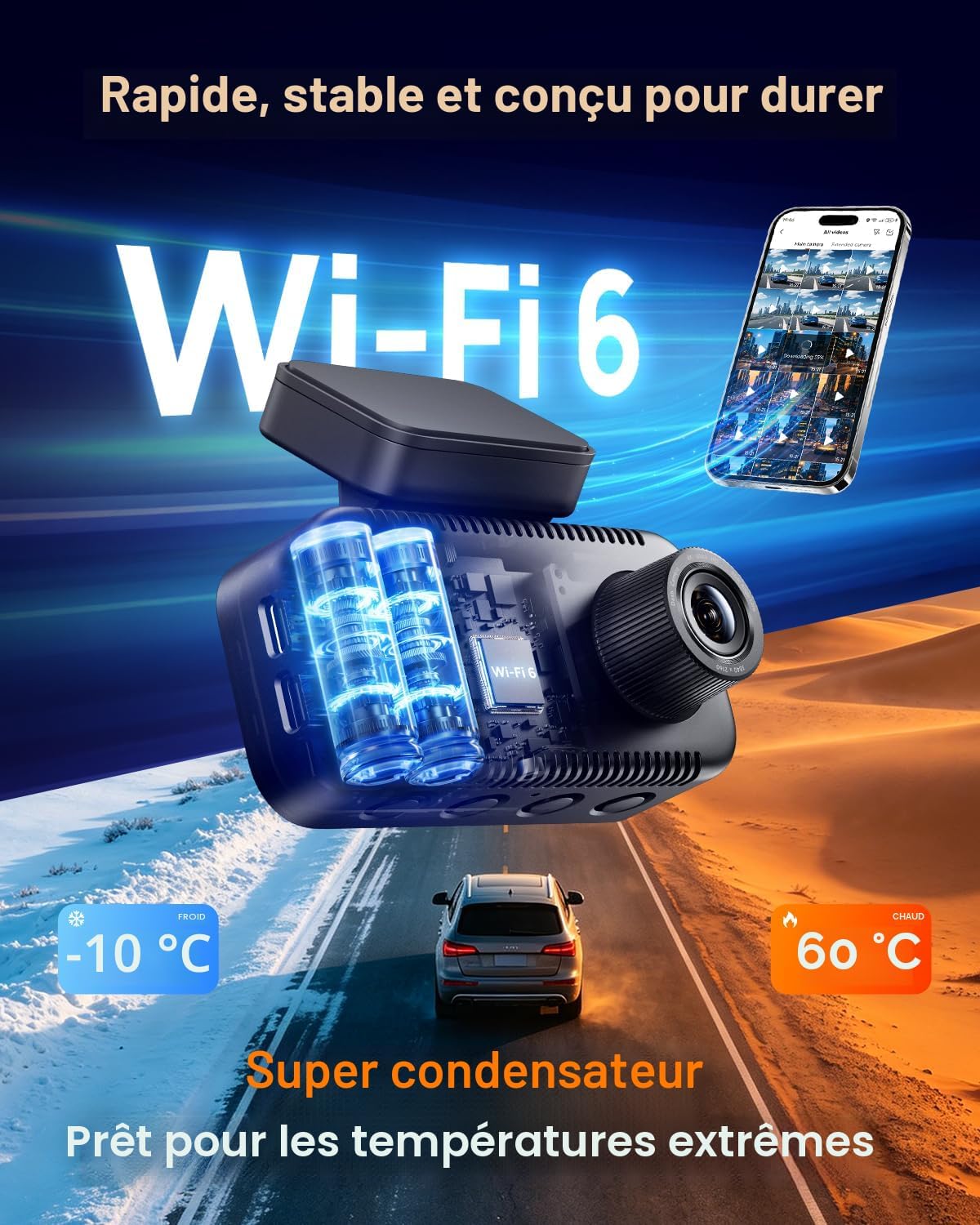 Dash cam 4K A810